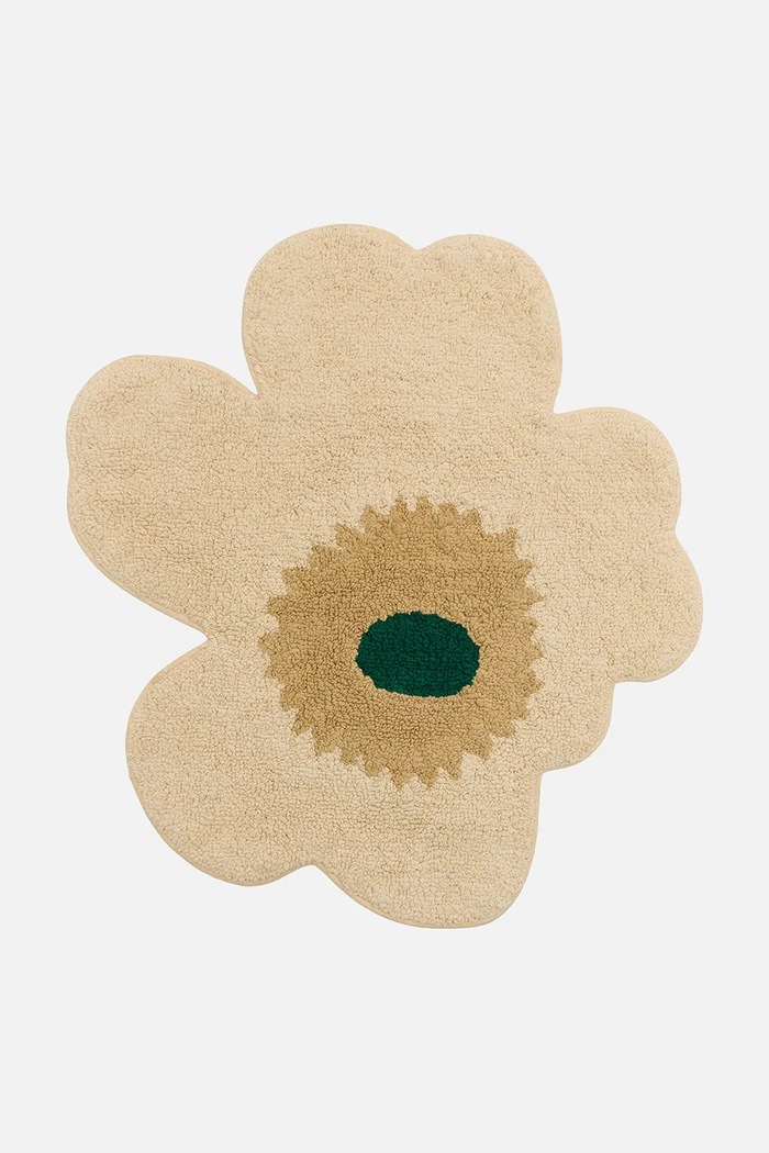 Marimekko dywanik łazienkowy bawełniany 73 x 74 cm beżowy 075911.286