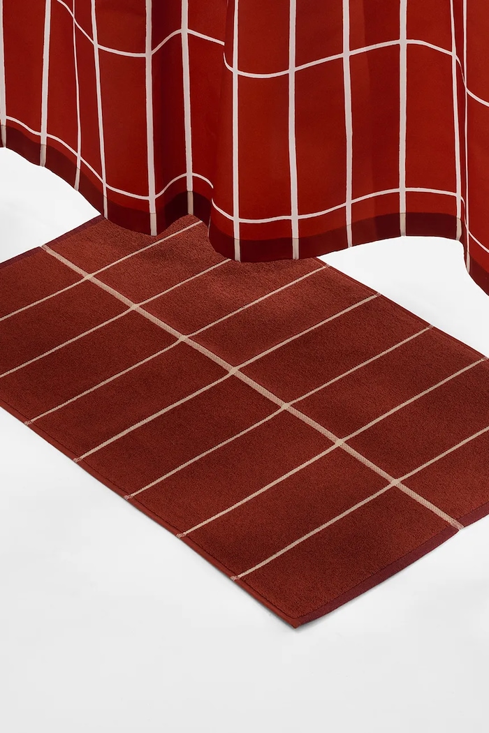 Marimekko Szőnyeg fürdőszobai pamut 50 x 80 cm 076080.842 piros AA00