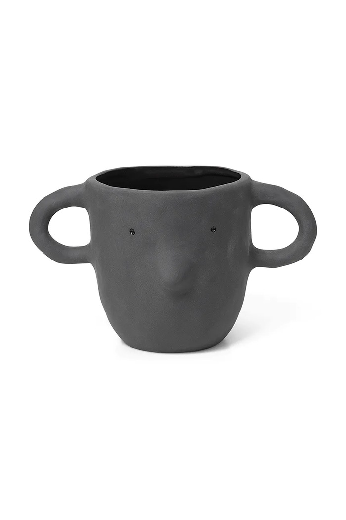 Kvetináč ferm LIVING Mus XL/26,6 x 15 cm sivá 1104265387