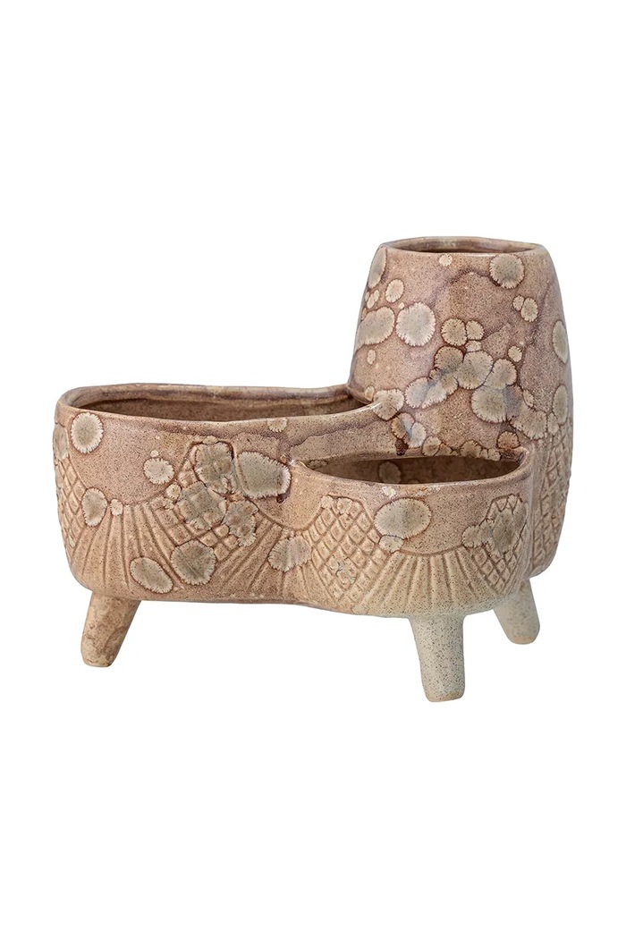 Květináč Bloomingville Shaya 21,5 x 17 x 15 cm béžová 82057762
