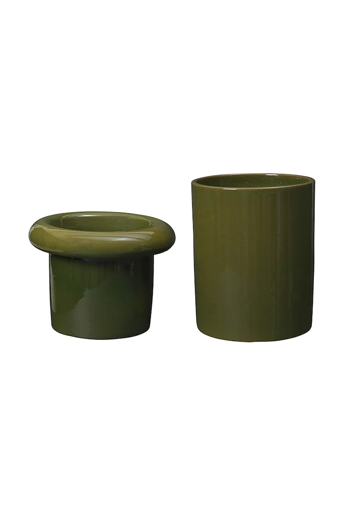 Květináč ferm LIVING Rollo 31 x 36 cm 1104270647 zelená AA00