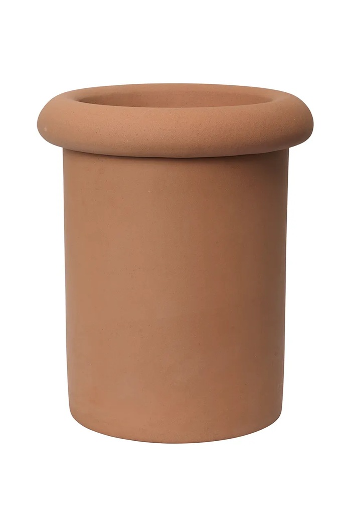 Kvetináč ferm LIVING Rollo Pot 31 x 36 cm oranžová 1104270646