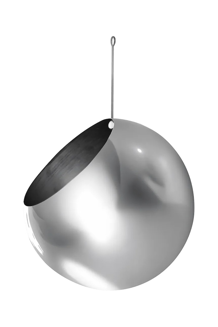 Závesný kvetináč AYTM Globe 17 x 28 cm sivá 509510004011