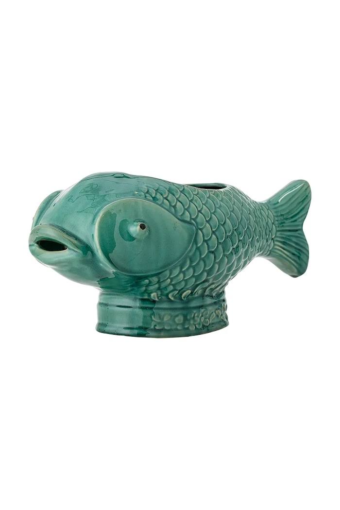 Bloomingville Mască de ghiveci Hiro 20 cm 82072817 turcoaz AA00