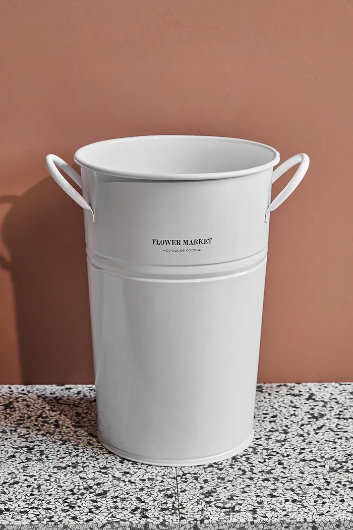 House Doctor osłonka na doniczkę HDStore 37 cm biały 900001785