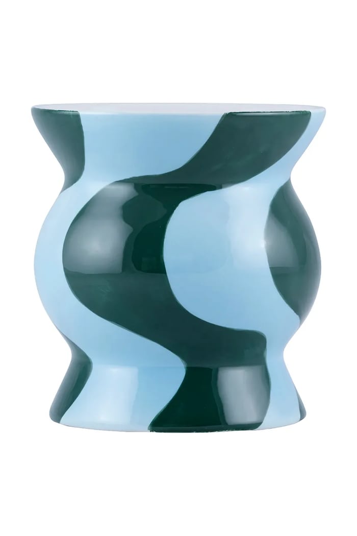 Qué Rico Okrasni lonec dekorativni iz dolomita 14 x 14 x 14,5 cm pisana 148.01303