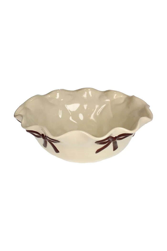 Inne mască pentru ghiveci decorativă din gresie 30 x 11 cm bej KAL.7590