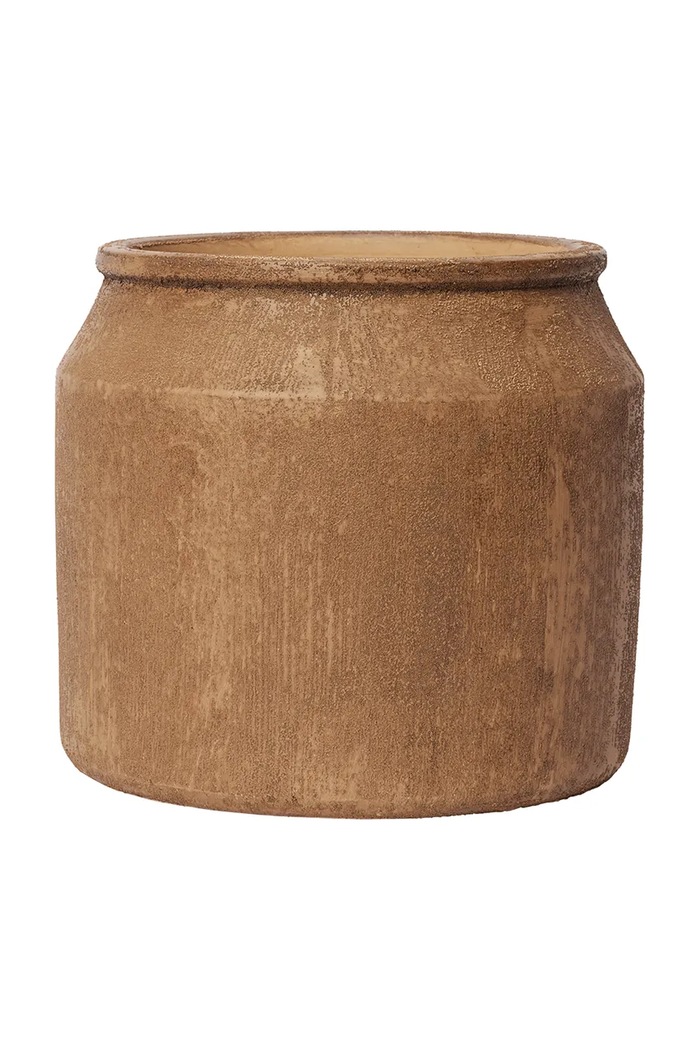 Broste Copenhagen doniczka z terakoty 22 x 20 cm brązowy 58000013