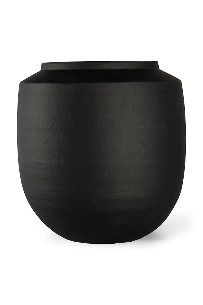 Byon osłonka na doniczkę z kamionki 29 x 29 cm czarny 5240920401