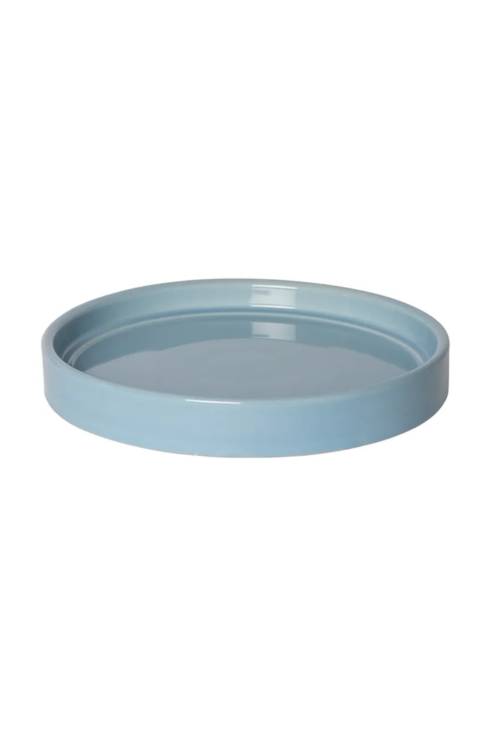 Living și dormitor Au Maison ghiveci cu farfurie din ceramică 18 x 18 cm AU810.986.07 albastru