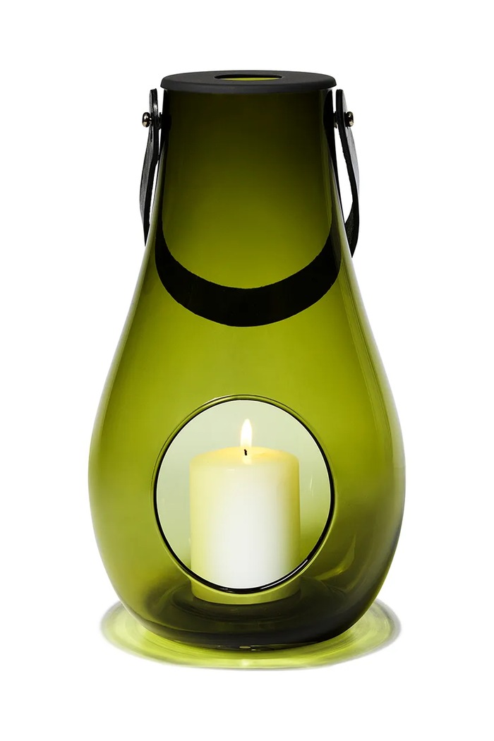 Holmegaard lampion Olive L 4343548 zielony AA00