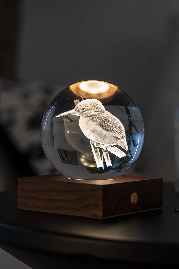 LED lampa Gingko Design Amber Crystal Light vícebarevná G025KF