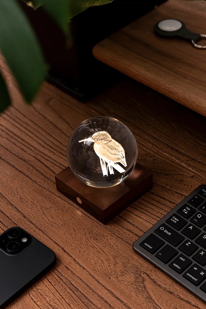 LED lampa Gingko Design Amber Crystal Light vícebarevná G025KF