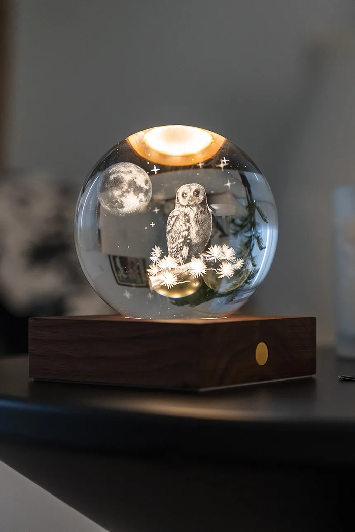 Gingko Design lampada led wireless Amber Crystal Light multicolore G025OW