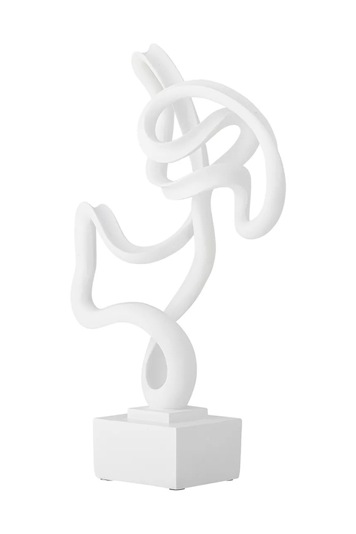 Bloomingville figurka dekoracyjna Arista 82061336 biały AA00