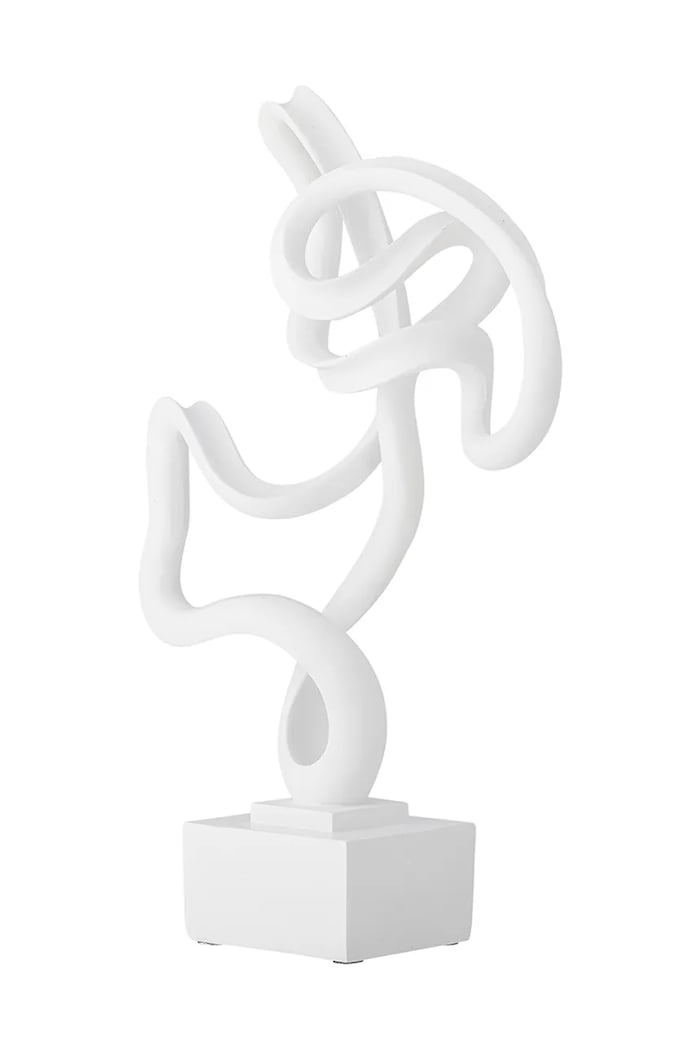 Bloomingville figurka dekoracyjna Arista 82061336 biały AA00