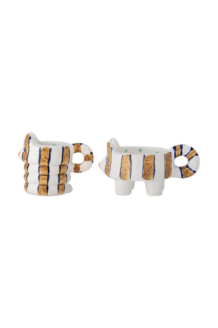Dekorativen svečnik Bloomingville Caty 2-pack pisana 82062665