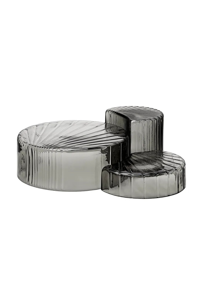 AYTM set de recipiente decorative Concha 3-pack 503940002081 negru AA00