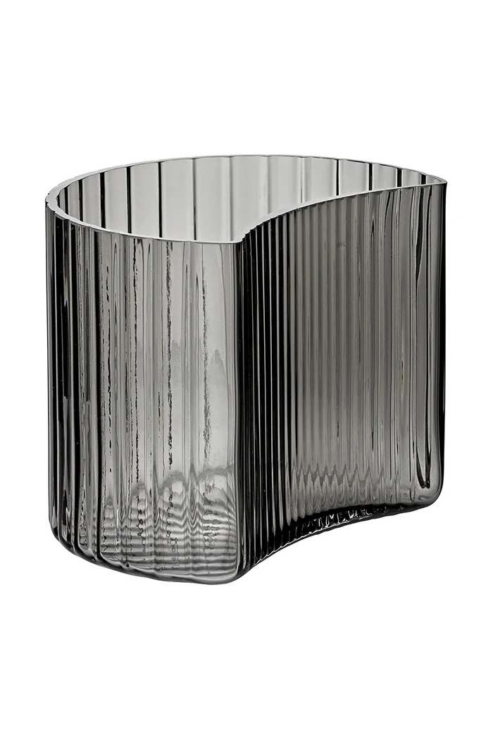 Living și dormitor AYTM set de recipiente decorative Concha 3-pack 503940002081 negru