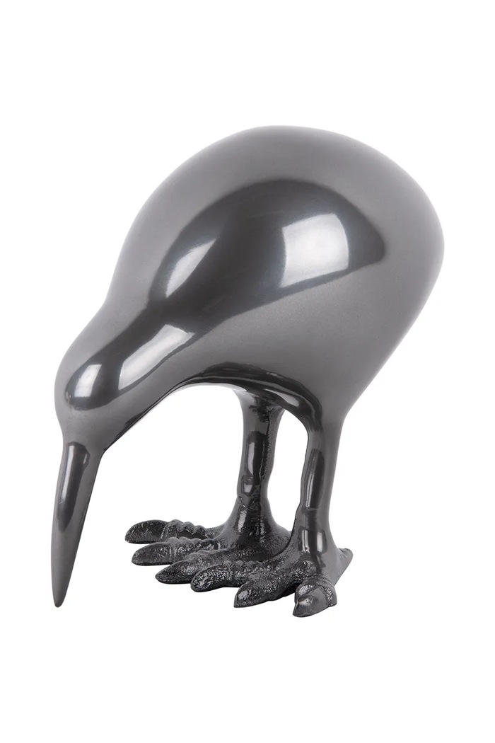 Present Time figurka dekoracyjna Kiwi Bird szary PT4019GM
