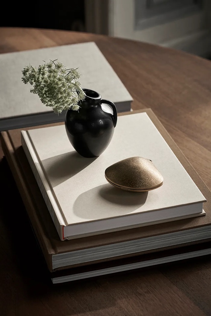 Декоративный подсвечник ferm LIVING Clam бежевый 1104268031