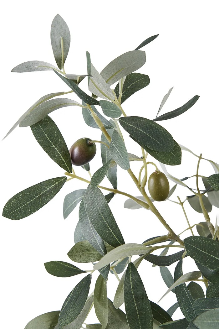 Dnevni boravak i spavaća soba Umjetna biljka u lončanici House Nordic Olive Tree 9501002 zelena
