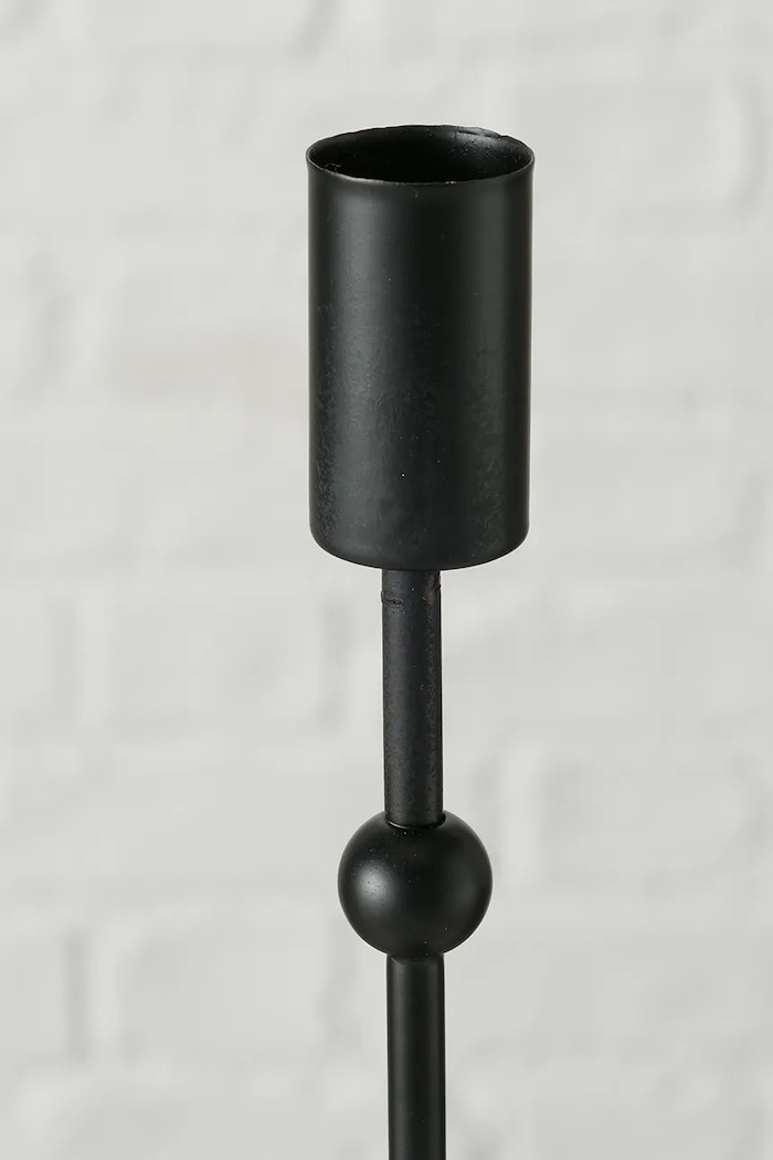 Boltze gyertyatartó készlet Kimberly 20 / 30 cm 2 db fekete 2016684