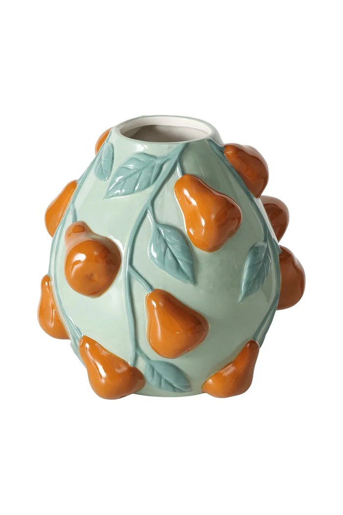 Boltze wazon dekoracyjny Pear 19 cm multicolor 2061781