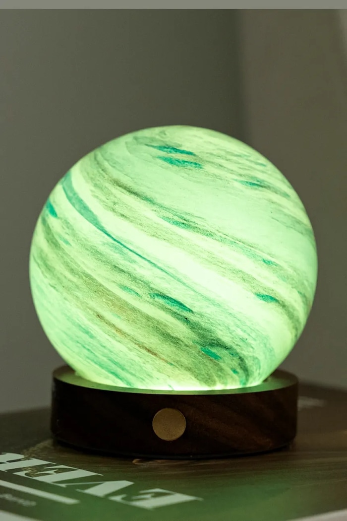 Dekorace Gingko Design AstraGlass Light S modrá G050M.PC
