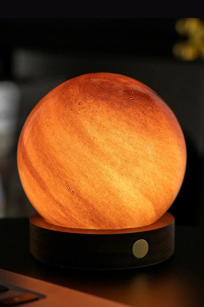 Obývací pokoj a ložnice Dekorace Gingko Design AstraGlass Light S G050M.SS béžová