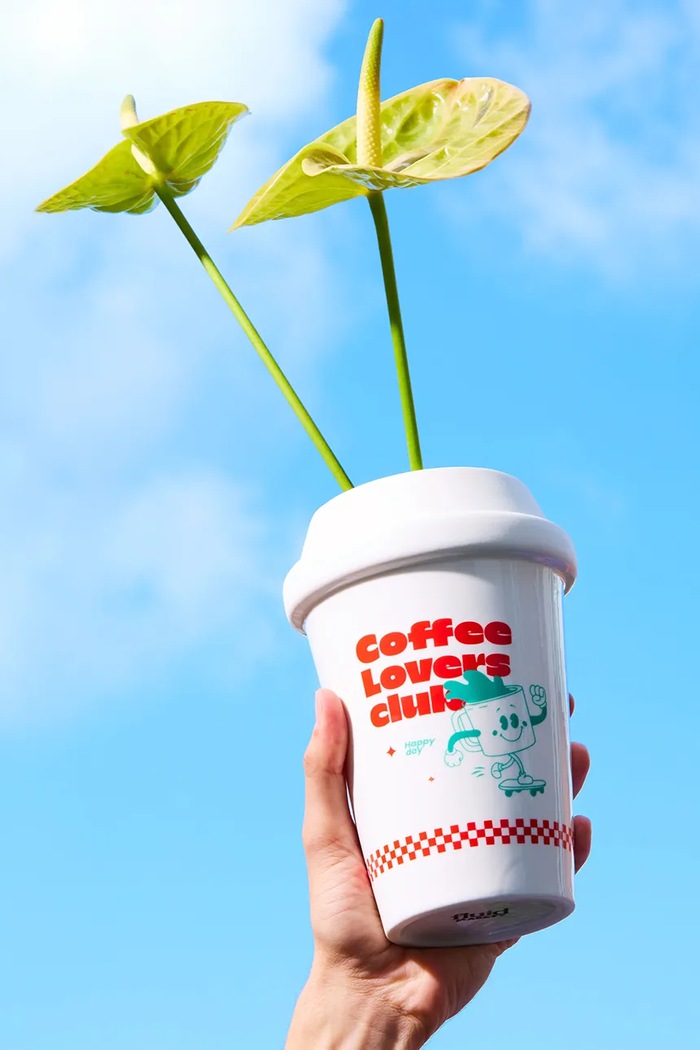 Dekoratívna váza Fluid Market Cup of Coffee viacfarebná AAVSECOFFEE