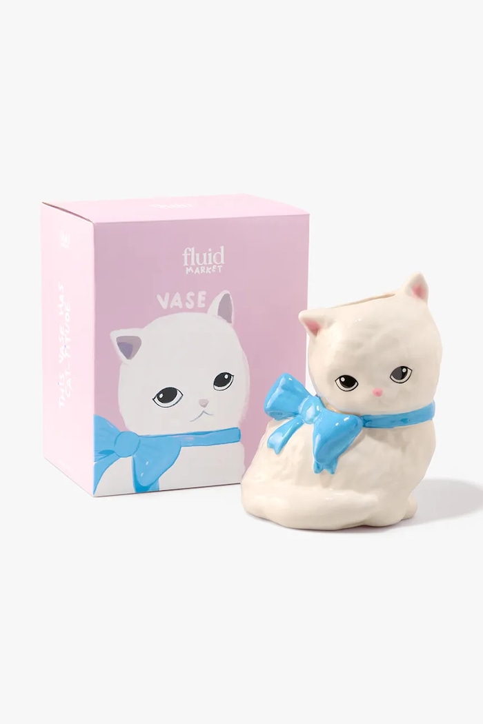 Fluid Market dekor váza Cat AAVSECAT többszínű AA00