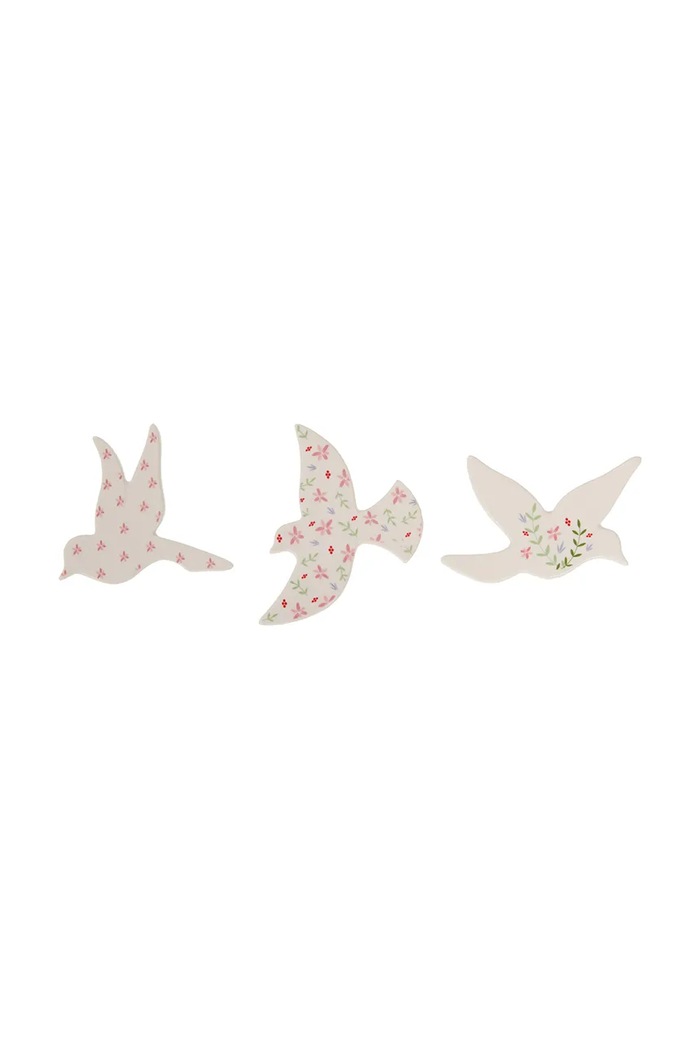 Набір декоративних фігурок home & lifestyle 11 x 12 x 1 cm 3-pack барвистий 168409
