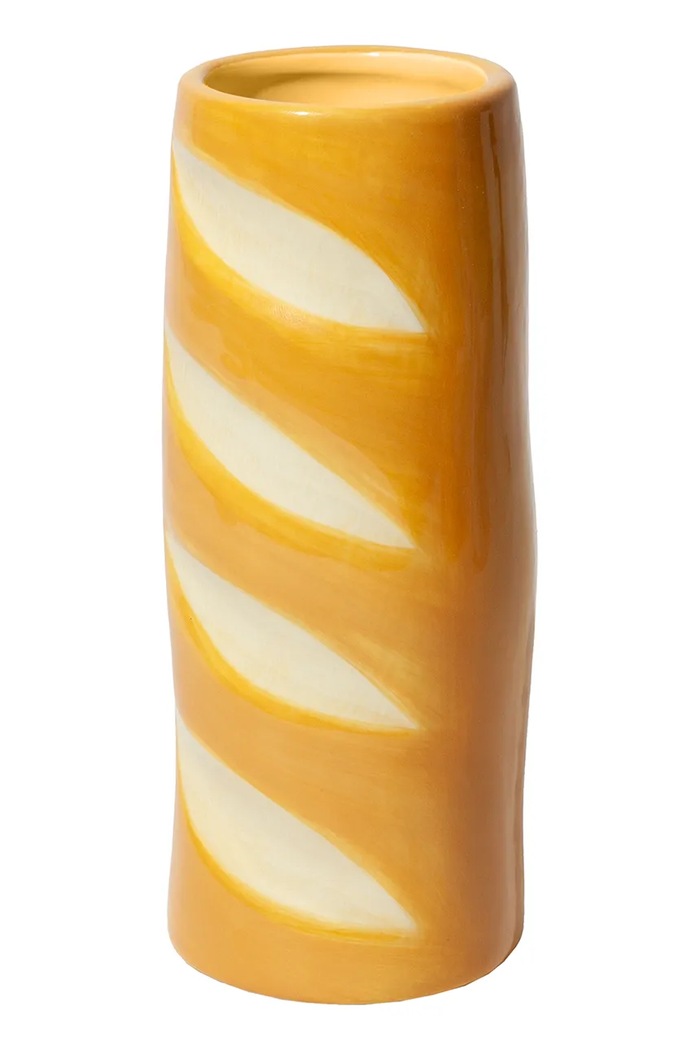 Dekoratívna váza Baguette oranžová DYVASGMBA