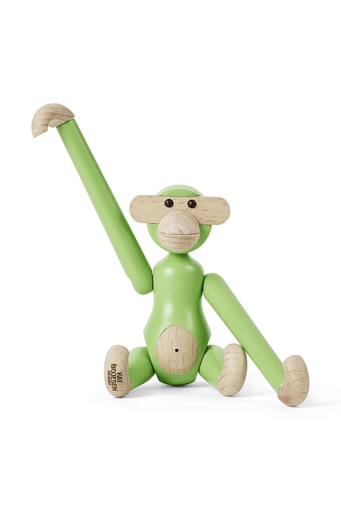 Dekorativní figurka Kay Bojesen Monkey mini zelená 39365