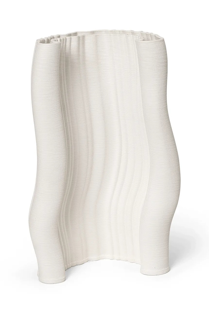 ferm LIVING vază decorativă Moire alb 1104266244