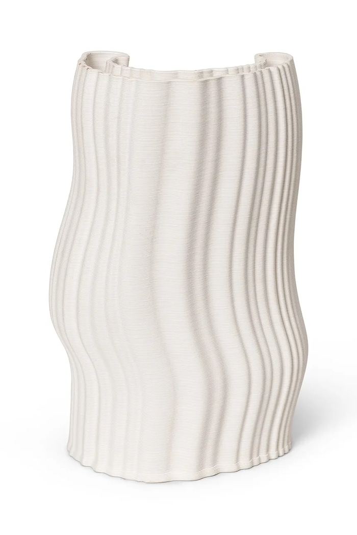 ferm LIVING vază decorativă Moire 1104266244 alb AA00