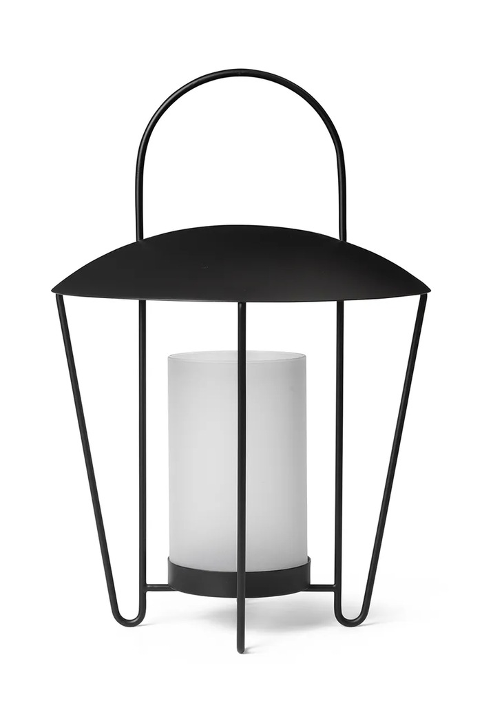 Lucerna ferm LIVING Abri Lantern čierna 1104268237