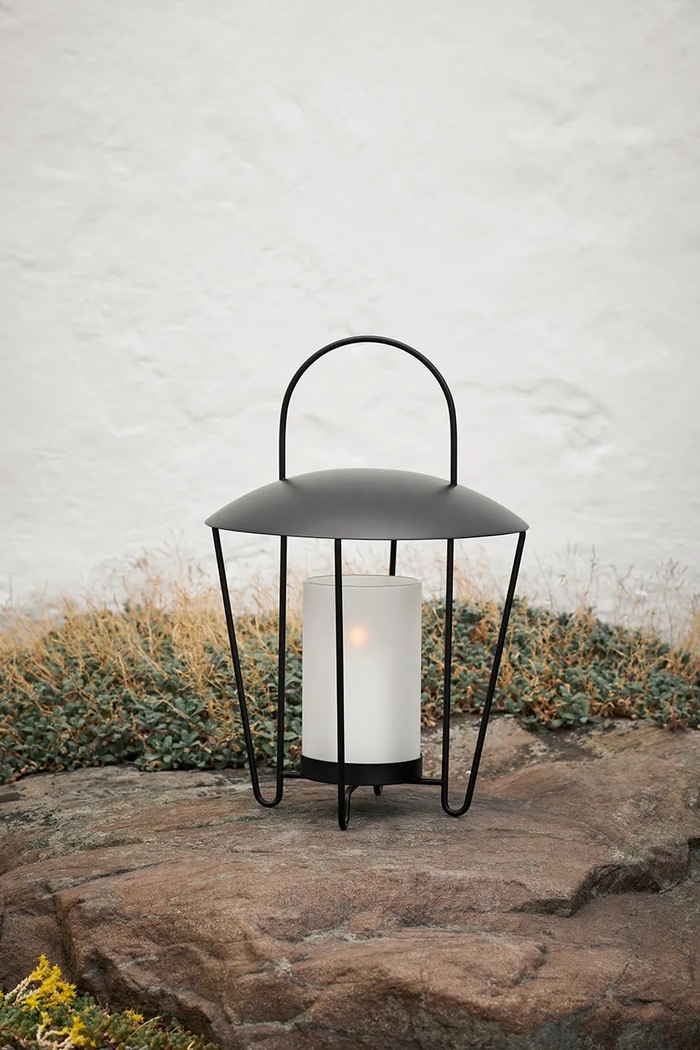 Obývacia izba a spálňa Lucerna ferm LIVING Abri Lantern 1104268237 čierna