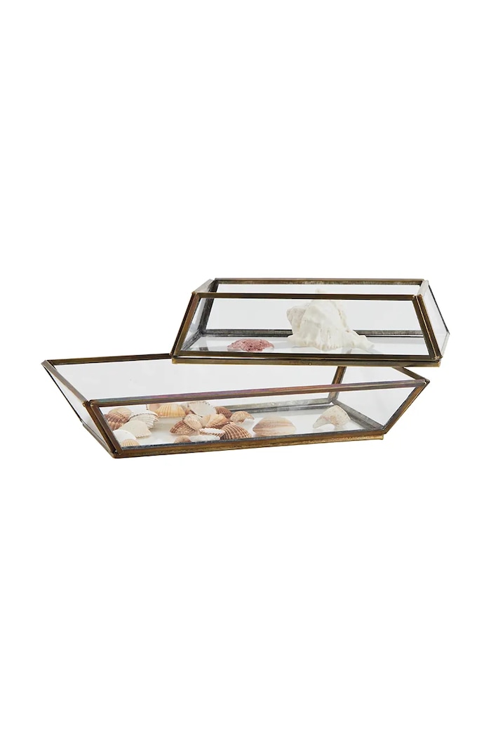 Madam Stoltz zestaw tac 2-pack PM1482.83 transparentny AA00