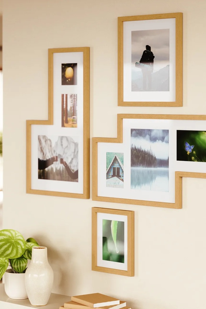 Set de rame foto Mingle 4-pack Umbra bej 1015592.1104