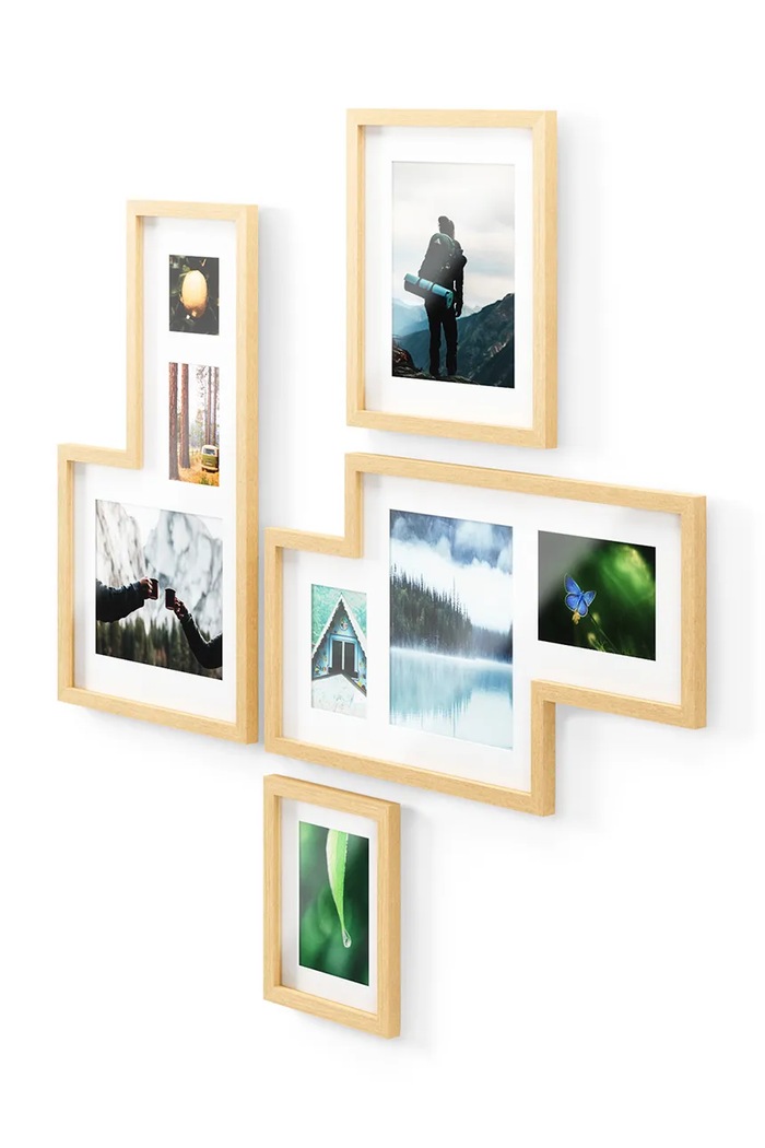 Living și dormitor Umbra Set de rame foto Mingle 4-pack 1015592.1104 bej
