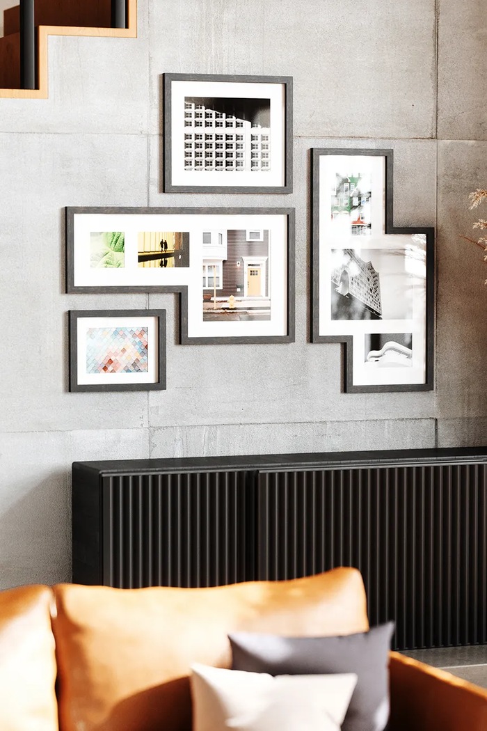 Umbra set de rame foto Mingle 4-pack negru 1015592.1106