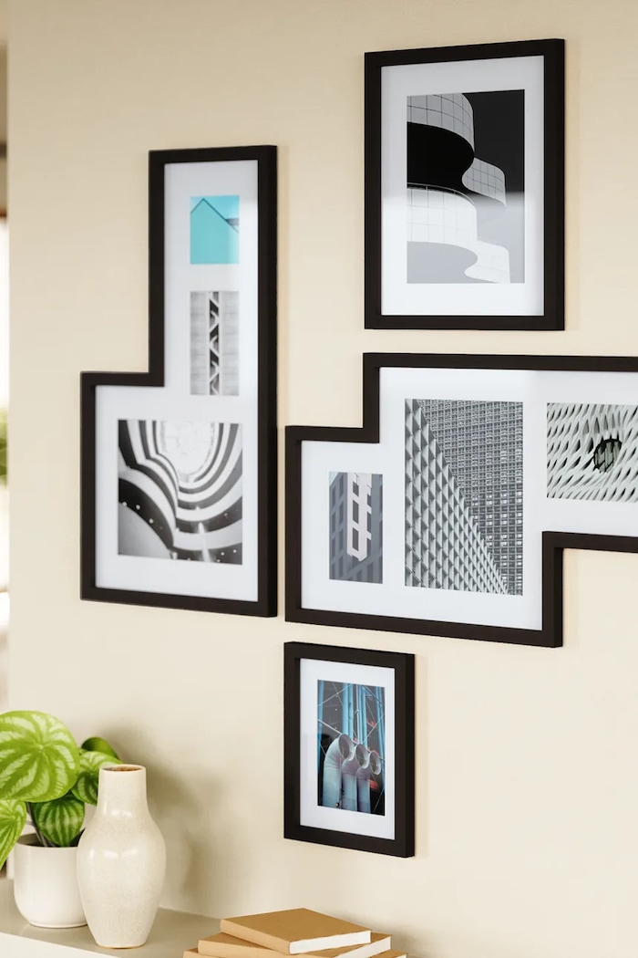 Umbra set de rame foto Mingle 4-pack 1015592.1106 negru