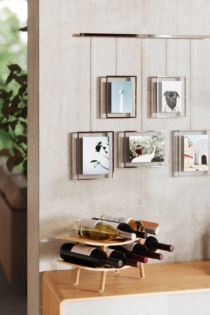 Fotorámik Umbra 5-pak 1013426.158 sivá