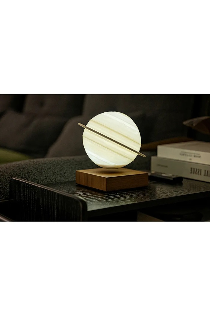 Obývací pokoj a ložnice LED lampa Gingko Design Smart Saturn Lamp G075WT oranžová