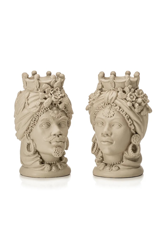 Palais Royal Vază decorativă 11 cm 2-pack bej 1037418