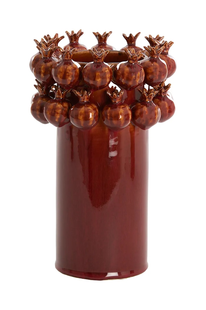 Dekoratívna váza Light & Living Pomegranat 16,5 x 25 cm burgundské 5713379