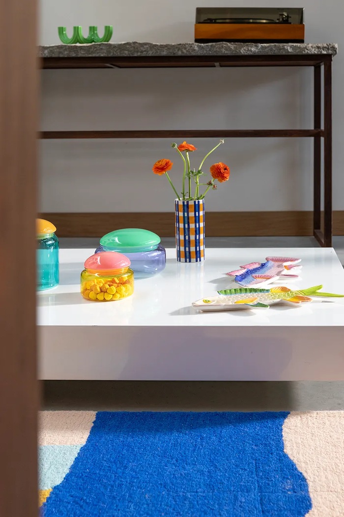 &k amsterdam vaza decorativa multicolor 2899.04