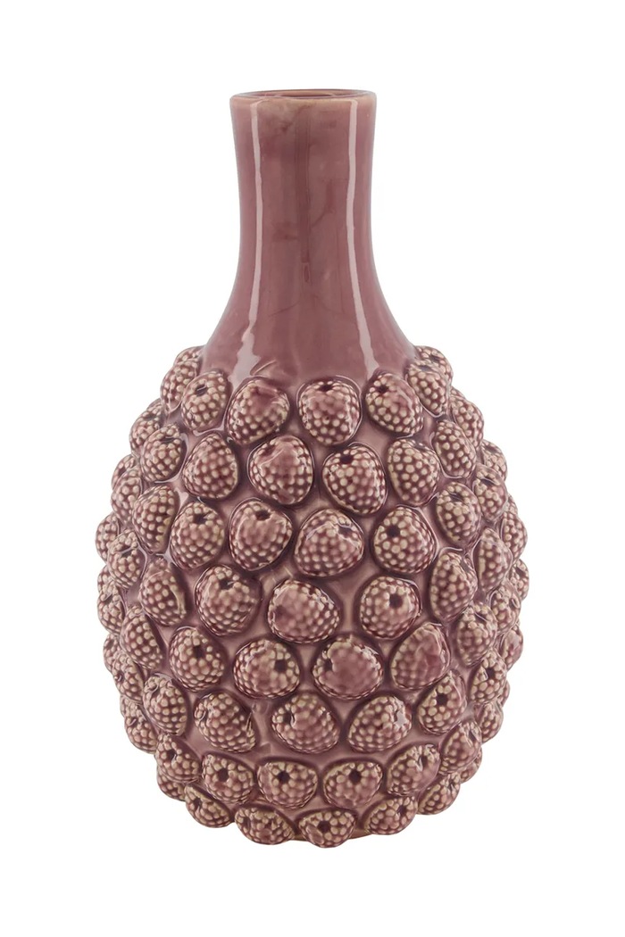 Dekoratívna váza home & lifestyle 21,5 x 21,5 x 35,5 cm ružová 119746